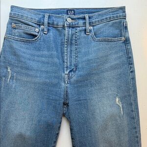 GAP 1969 Distressed Flare Jeans
